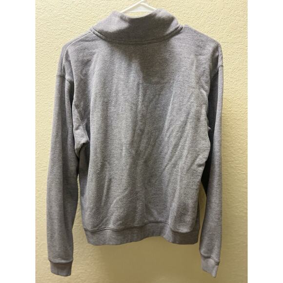 VICTORIA'S SECRET PINK DOG Sweatshirt Sz XS Pullover 1/4 Zip Long Sleeve Gray - Picture 3 of 4